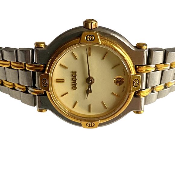 Authentic Gucci Women's Two-Tone Stainless Steel 25mm Watch - Picture 5 of 16
